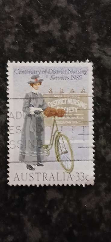AUSTRALIA 1985 100TH ANNIV DISTRICT NURSEING