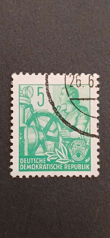 DDR 1953 DEFINITIVES-5 YEAR PLAN