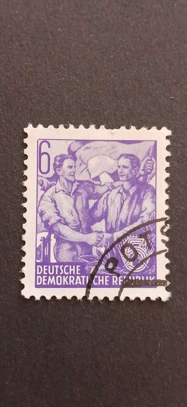 DDR 1953 DEFINITIVES-5 YEAR PLAN