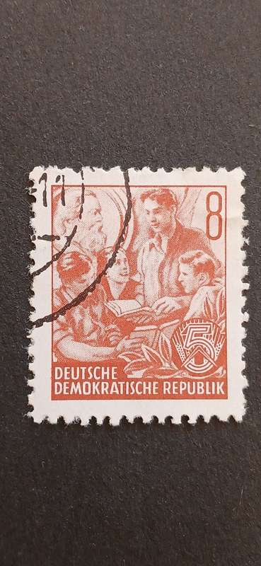 DDR 1953 DEFINITIVES-5 YEAR PLAN