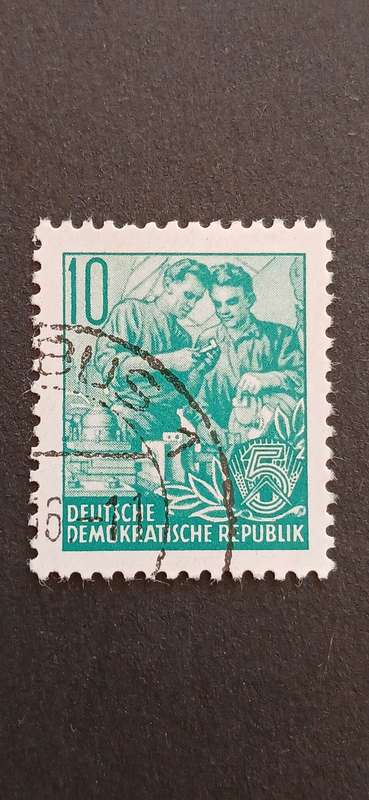 DDR 1953 DEFINITIVES-5 YEAR PLAN