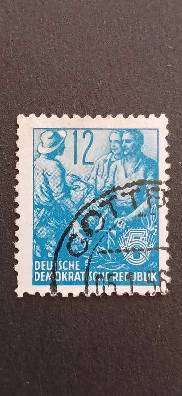 DDR 1953 DEFINITIVES-5 YEAR PLAN