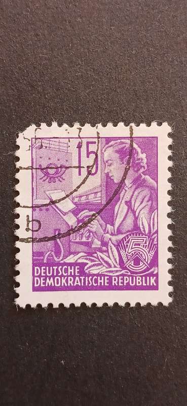 DDR 1953 DEFINITIVES-5 YEAR PLAN