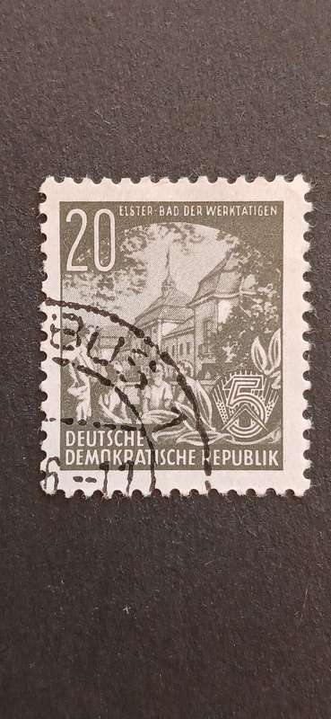 DDR 1953 DEFINITIVES-5 YEAR PLAN