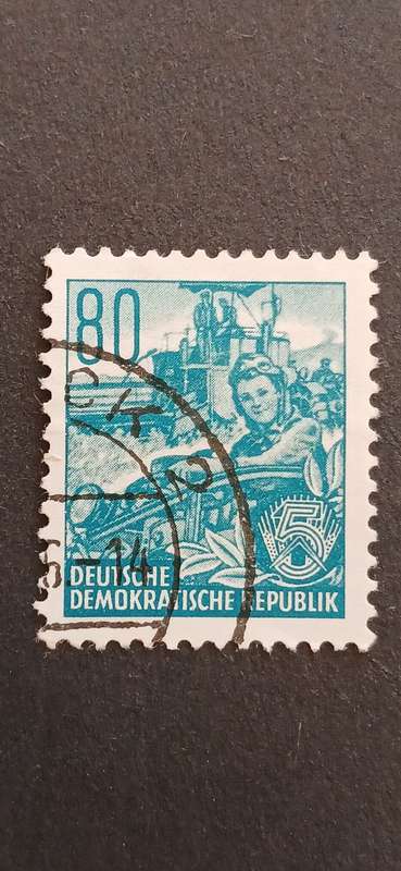 DDR 1953 DEFINITIVES-5 YEAR PLAN