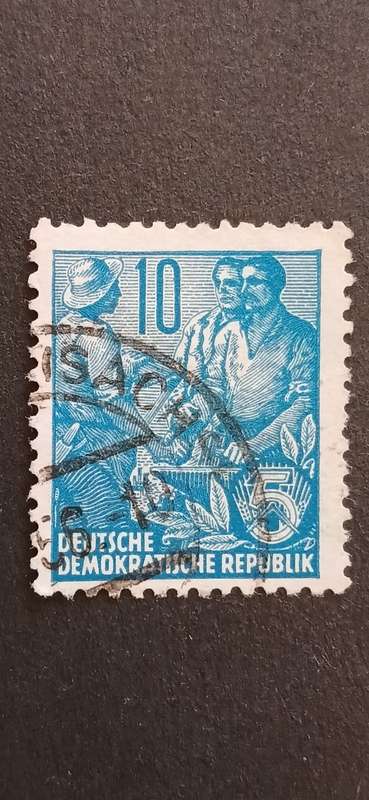 DDR 1953-56 DEFINITIVES-5 YEAR PLAN