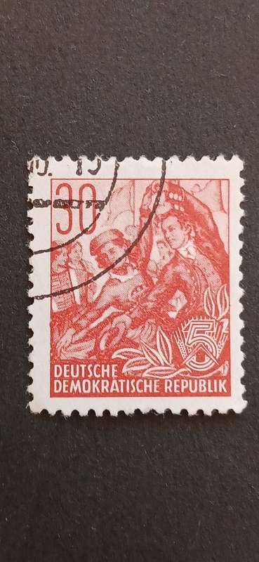 DDR 1953-56 DEFINITIVES-5 YEAR PLAN