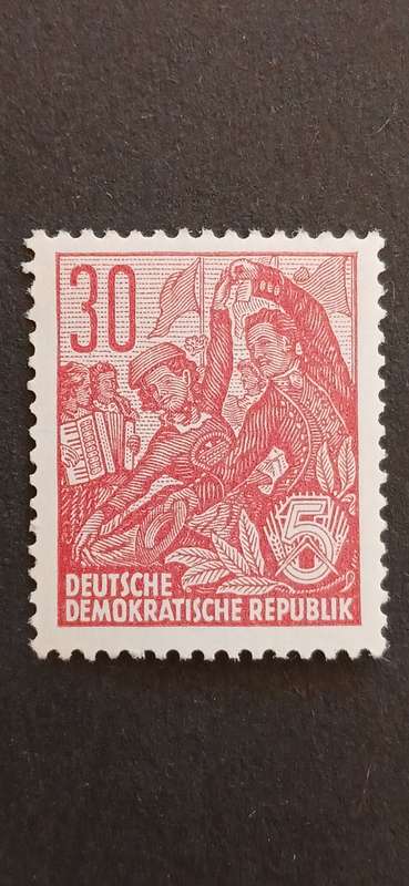 DDR 1953-56 DEFINITIVES-5 YEAR PLAN