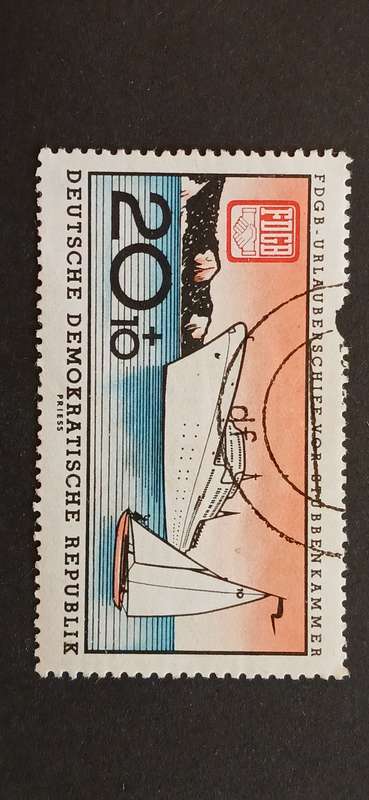 DDR 1960 THE HOLIDAY SHIP OF EAST GERMAN WORKERS