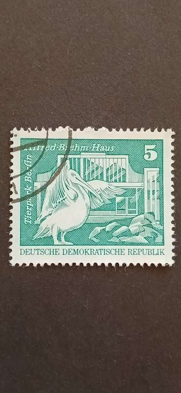 DDR 1973 BERLIN ZOO AND RATHAUSSTRASSE-LARGE EDITION