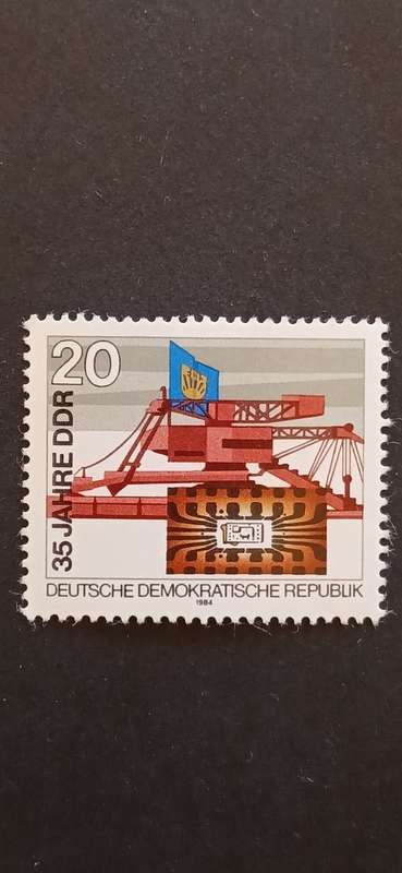 DDR 1984 THE 35TH ANNIV OF DDR