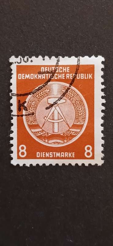 DDR 1954 COAT OF ARMS OFFICIAL STAMPS