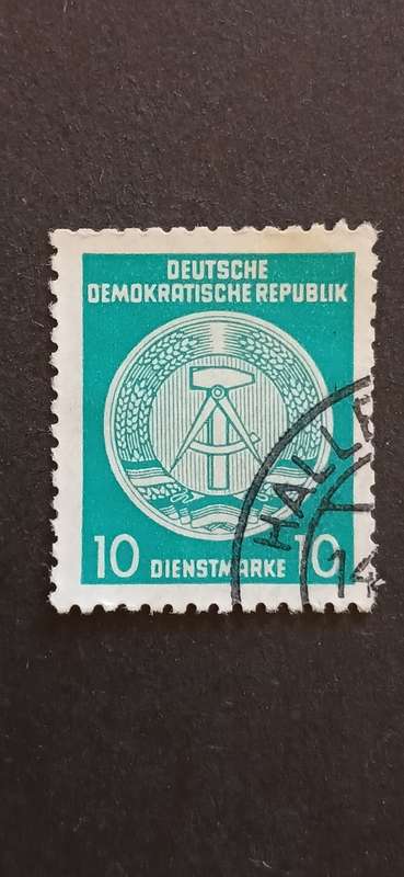 DDR 1954 COAT OF ARMS OFFICIAL STAMPS