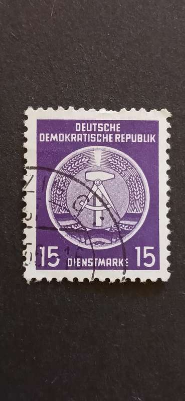 DDR 1954 COAT OF ARMS OFFICIAL STAMPS