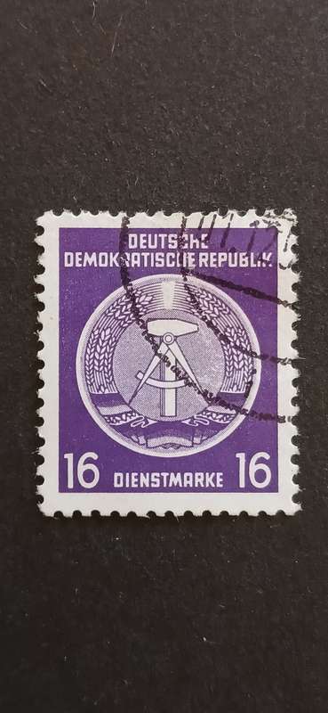 DDR 1954 COAT OF ARMS OFFICIAL STAMPS