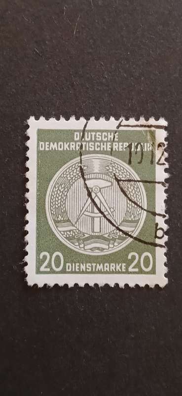 DDR 1954 COAT OF ARMS OFFICIAL STAMPS