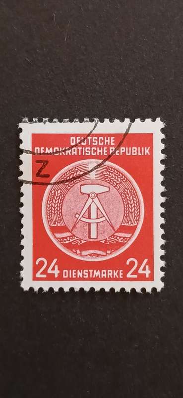 DDR 1954 COAT OF ARMS OFFICIAL STAMPS