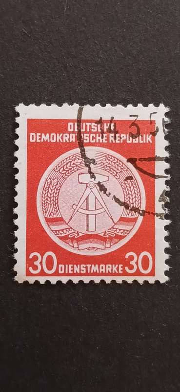 DDR 1954 COAT OF ARMS OFFICIAL STAMPS