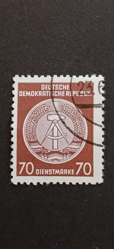 DDR 1954 COAT OF ARMS OFFICIAL STAMPS