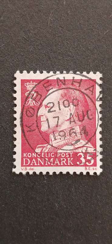 DENMARK 1963 KING FREDERIK IX