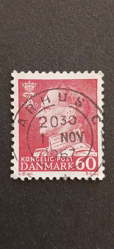 DENMARK 1967 KING FREDERIK IX