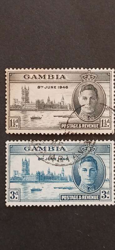 GAMBIA 1946 VICTORY