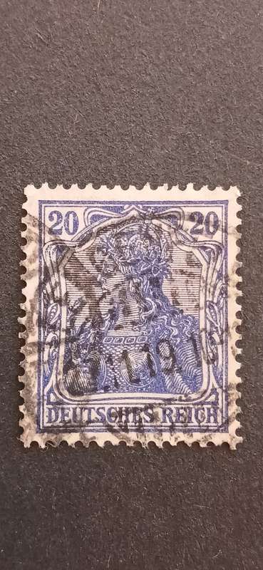 GERMAN EMPIRE 1902 GERMANIA-INSCRIPTION `DEUTSCHES REICH`
