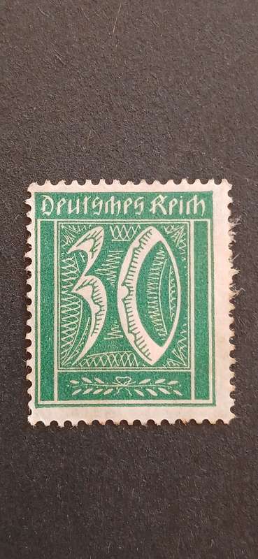 GERMAN EMPIRE 1921 NEW DAILY STAMPS