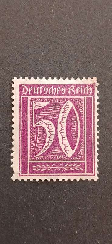 GERMAN EMPIRE 1921 NEW DAILY STAMPS