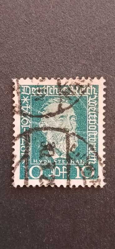 GERMAN EMPIRE 1924 50TH ANNIV OF THE UNIVERSAL POSTAL UNION
