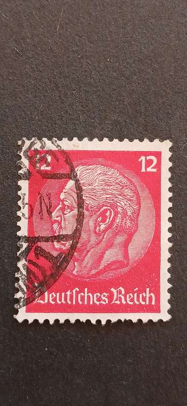 GERMAN EMPIRE 1932 PAUL VON HINDENBURE NEW DRAWING