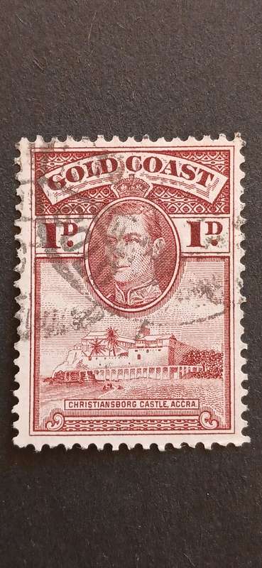 GOLD COAST 1938-41 KING GEORGE VI & CHRISTIANSBORE CASTLE ACCRA