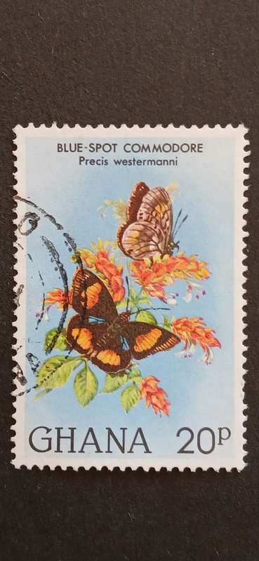 GHANA 1982 BUTTERFLIES