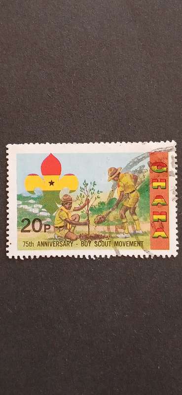 GHANA 1982 75TH ANNIV OF BOY SCOUT MOVEMENT