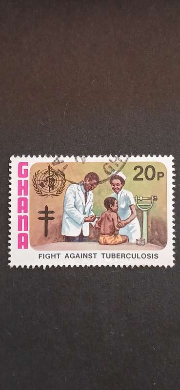 GHANA 1982 100TH ANNIV OF ROBERT KOCH`S DISCOVERY OF T.B.