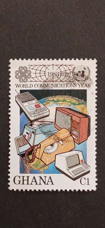 GHANA 1983 WORLD COMMUNICATIONS YEAR