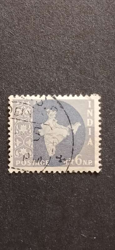 INDIA 1958-63 MAP OF INDIA