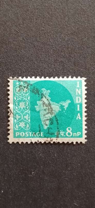 INDIA 1958-63 MAP OF INDIA