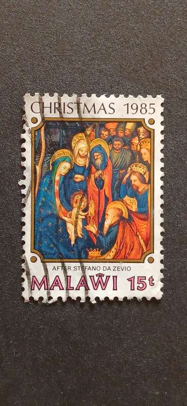 MALAWI 1985 CHRISTMAS NATIVITY PAINTINGS