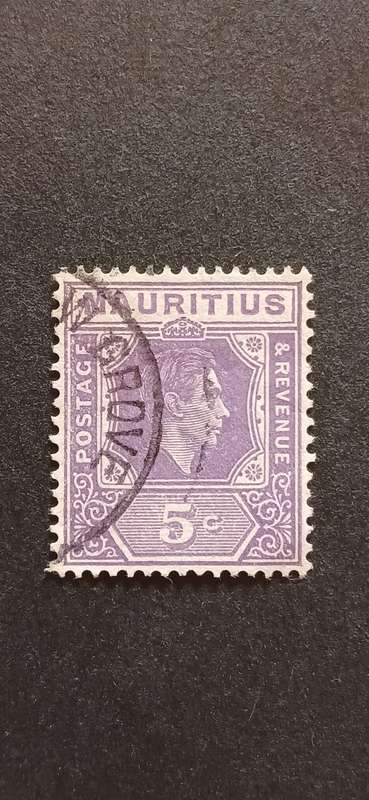 MAURITIUS 1938 KING GEORGE VI