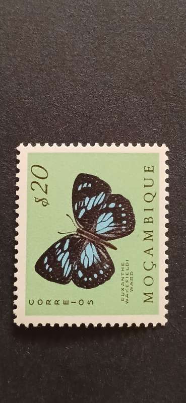 MOZAMBIQUE 1953 BUTTERFLIES AND MOTHS