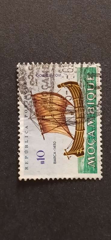 MOZAMBIQUE 1963 EVOLUTION OF SAILING SHIPS
