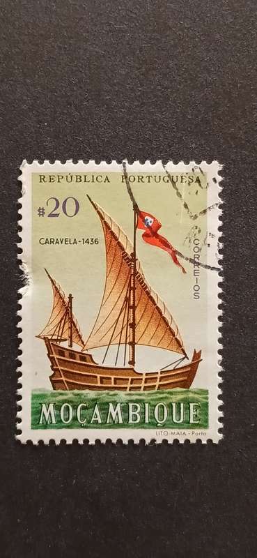 MOZAMBIQUE 1963 EVOLUTION OF SAILING SHIPS