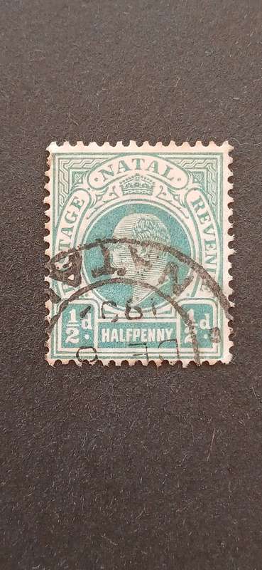 NATAL 1904-08 KING EDWARD VII- NEW WATERMARK