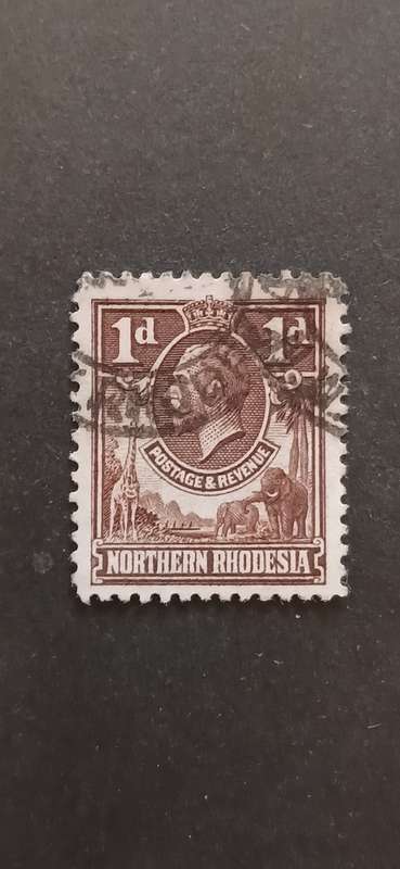 NORTHERN RHODESIA 1925 KING GEORGE V