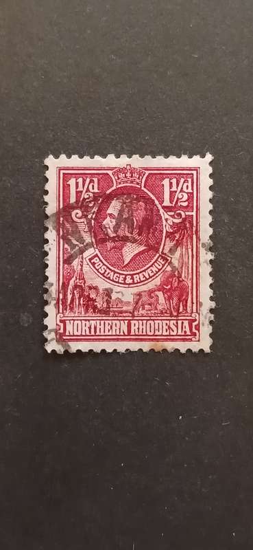 NORTHERN RHODESIA 1925 KING GEORGE V