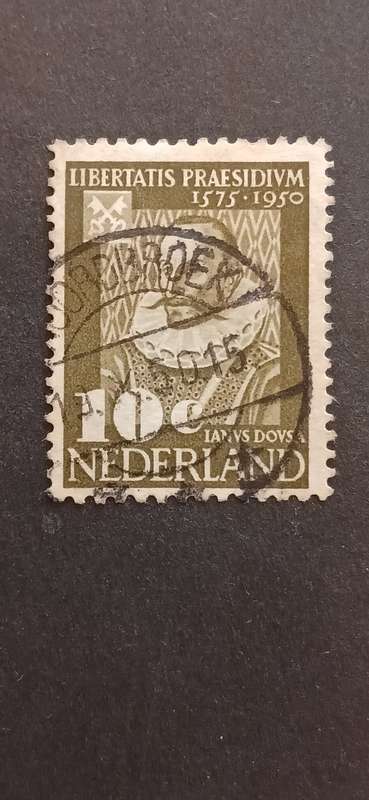 NETHERLANDS 1950 375TH ANNIV OF THE UNIVERSITY IN LEIDEN
