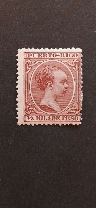 PUERTO RICO 1893-94 KING ALFONSO XII OF SPAIN