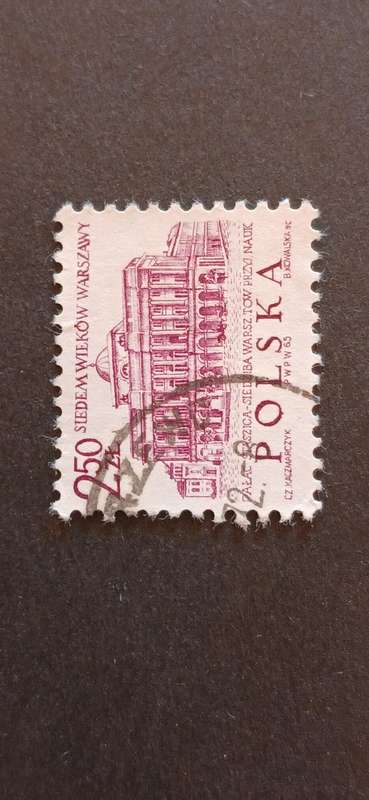 POLAND 1965 WARSAW-7 CENTURIES 700TH ANNIV OF WARSAW