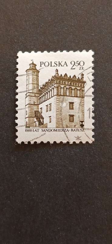 POLAND 1980 100TH ANNIV OF THE TOWN HALL OF SANDOMIERZ